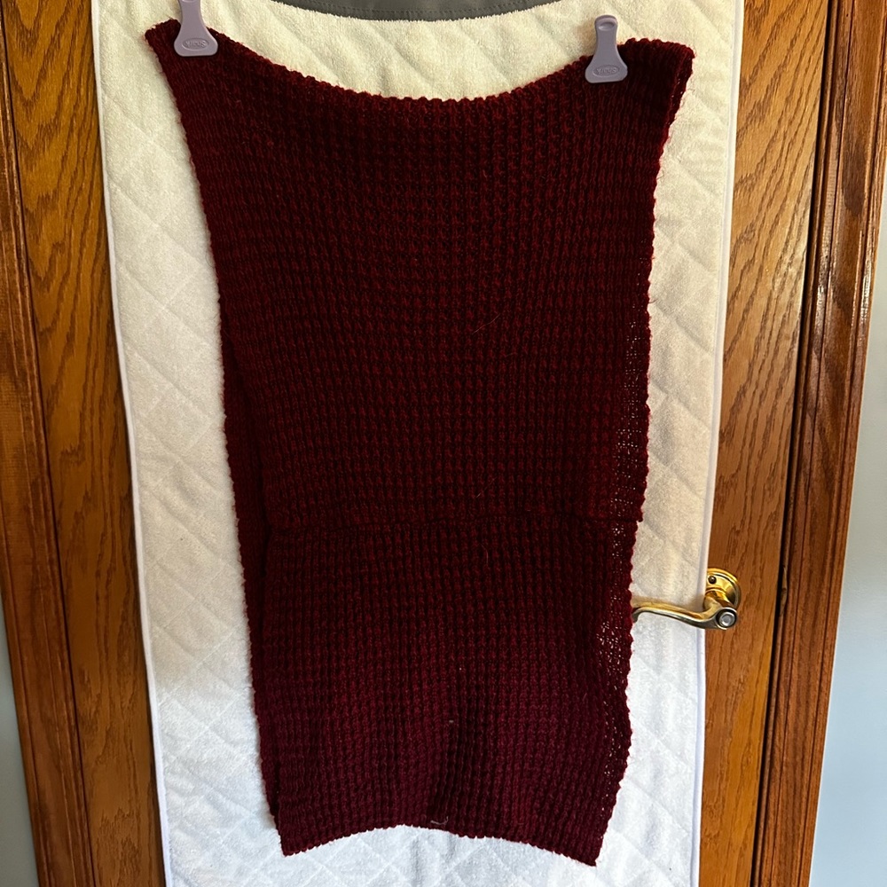 Maroon Infinity Scarf